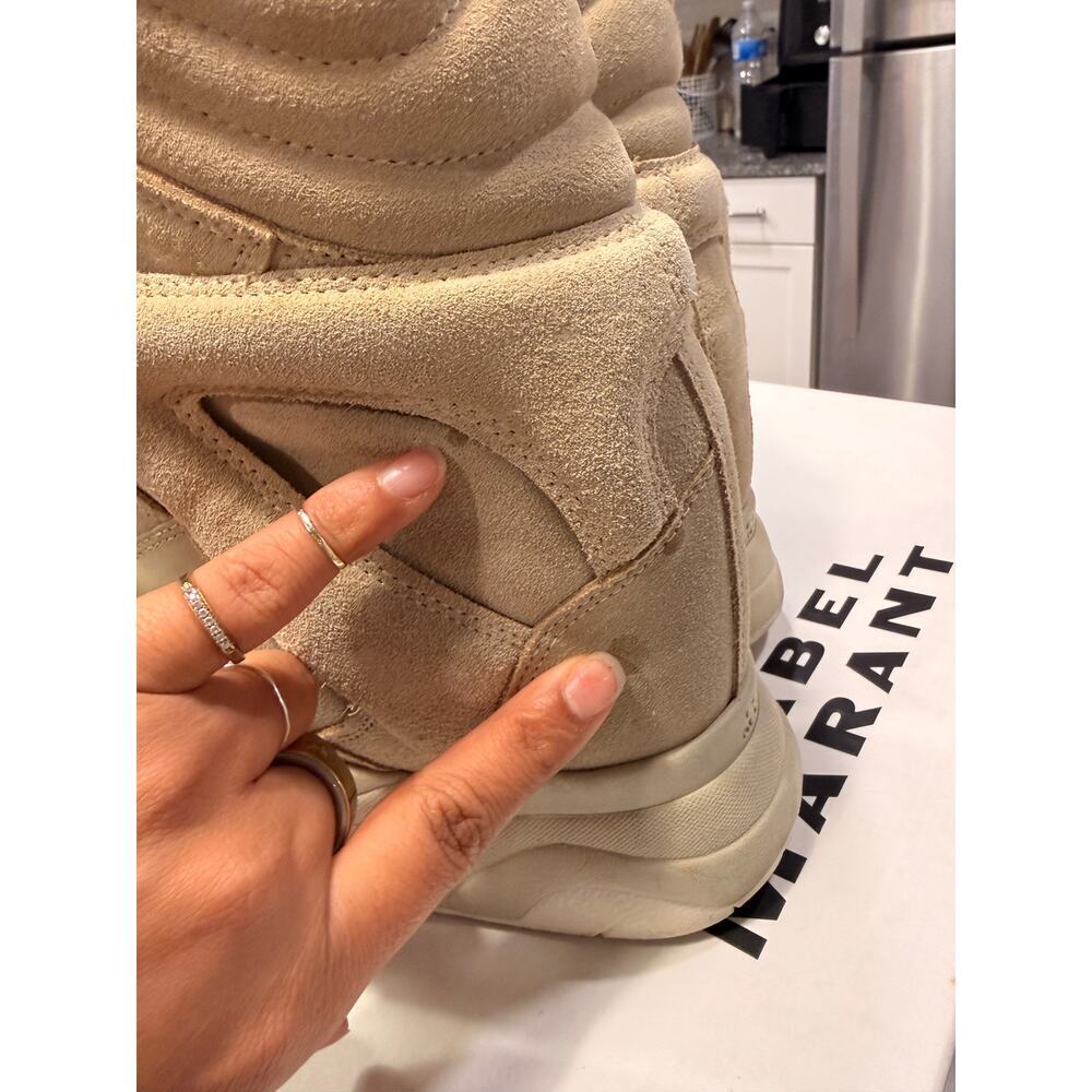 Isabel Marant Suede Balskee Sneakers - Picture 9 of 9